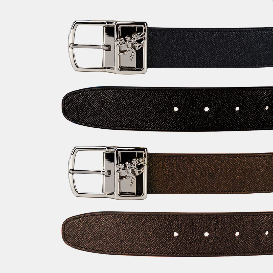 PIERO GUIDI REVERSIBLE BELT...