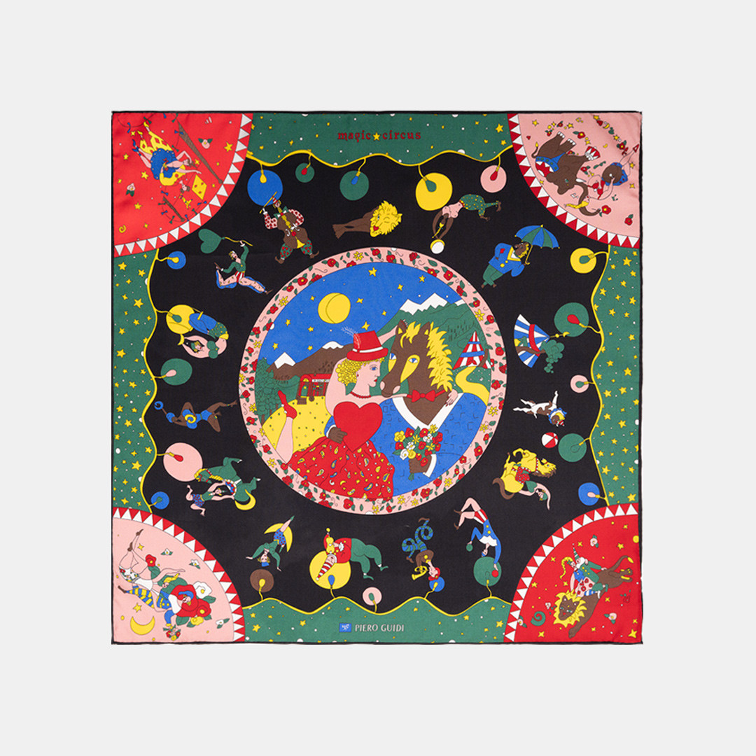 PIERO GUIDI SILK BANDANA...